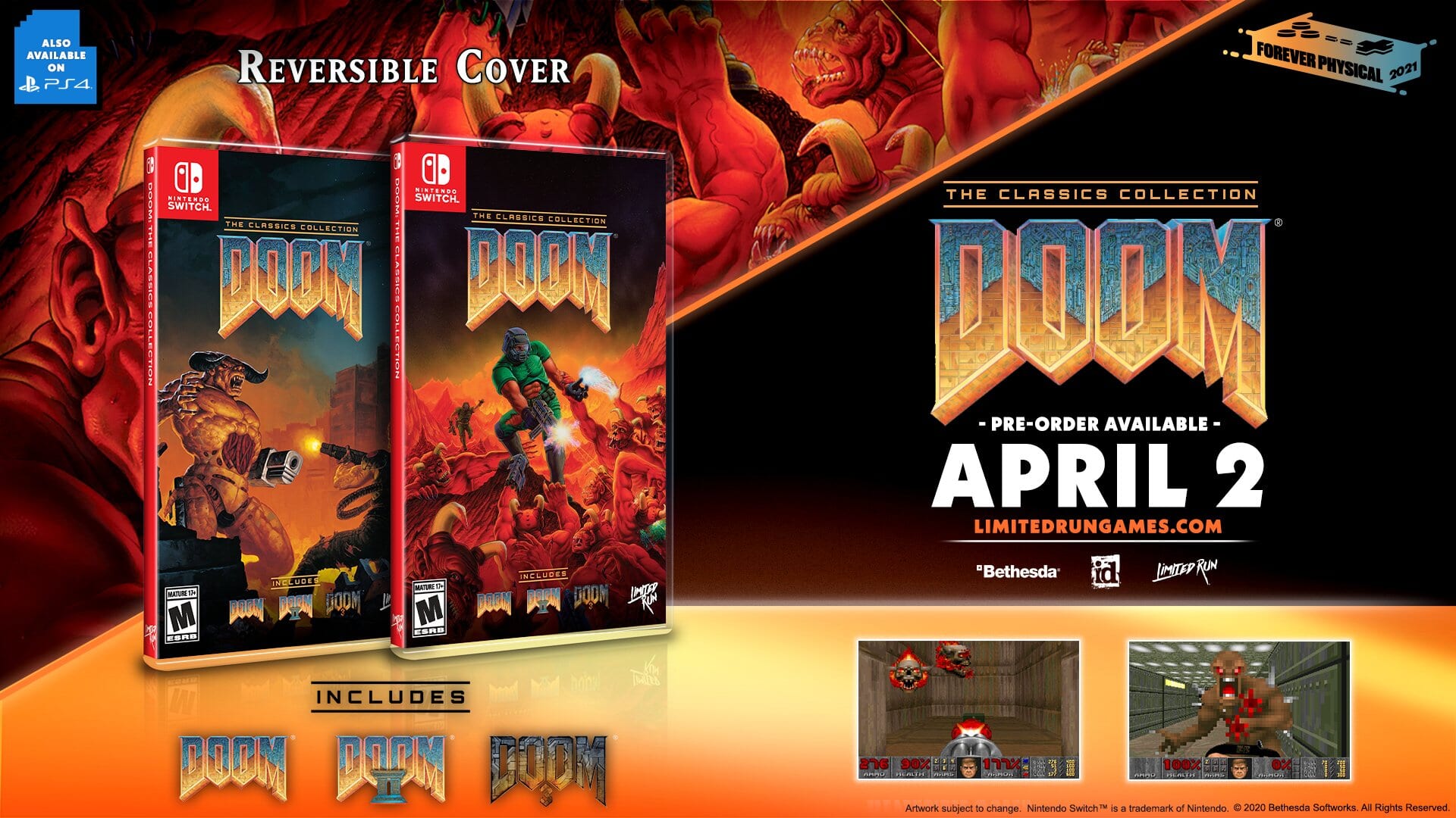 Classic games collection. Дум коллекционное издание на Нинтендо свитч. Doom: the Classics collection (Limited Run #102) [Nintendo Switch, английская версия]. Doom Classic collection Special Edition Switch.
