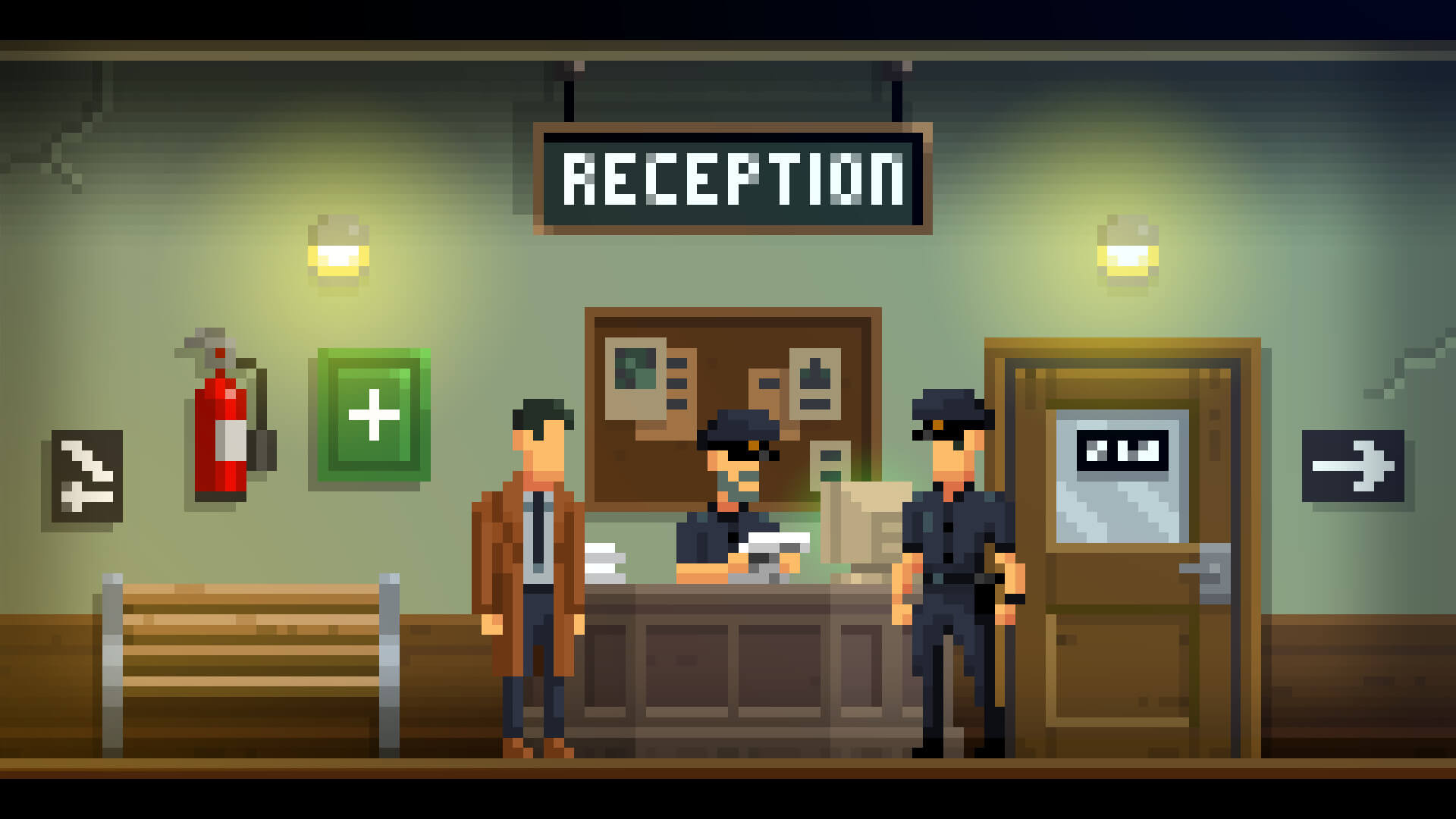 The Darkside Detective Reception Desk