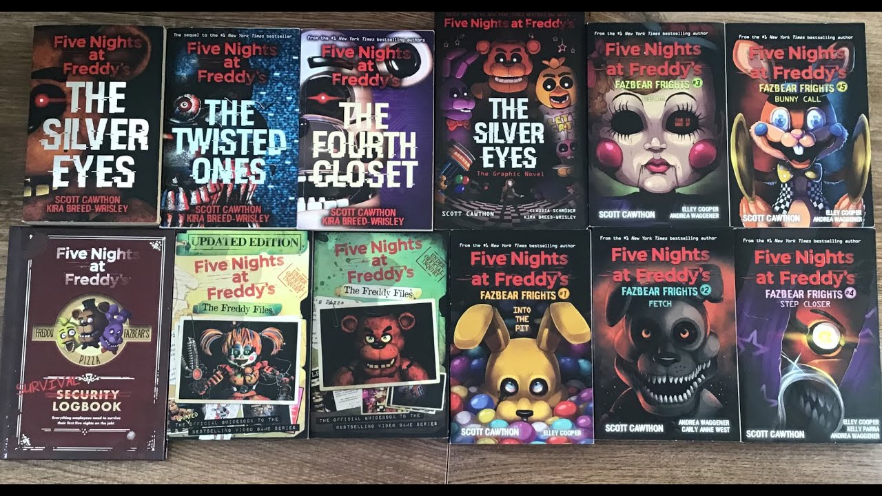 Five nights at freddy's books