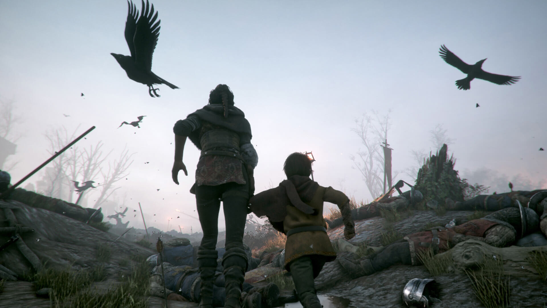 A Plague Tale: Innocence Amicia and Hugo Battlefield