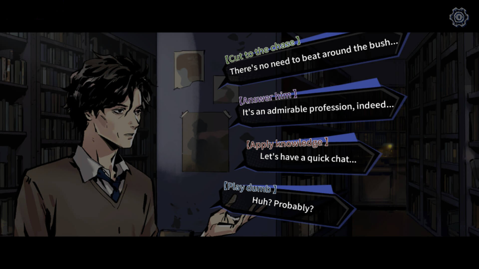 Hermitage: Strange Case Files Screenshot Dialogue