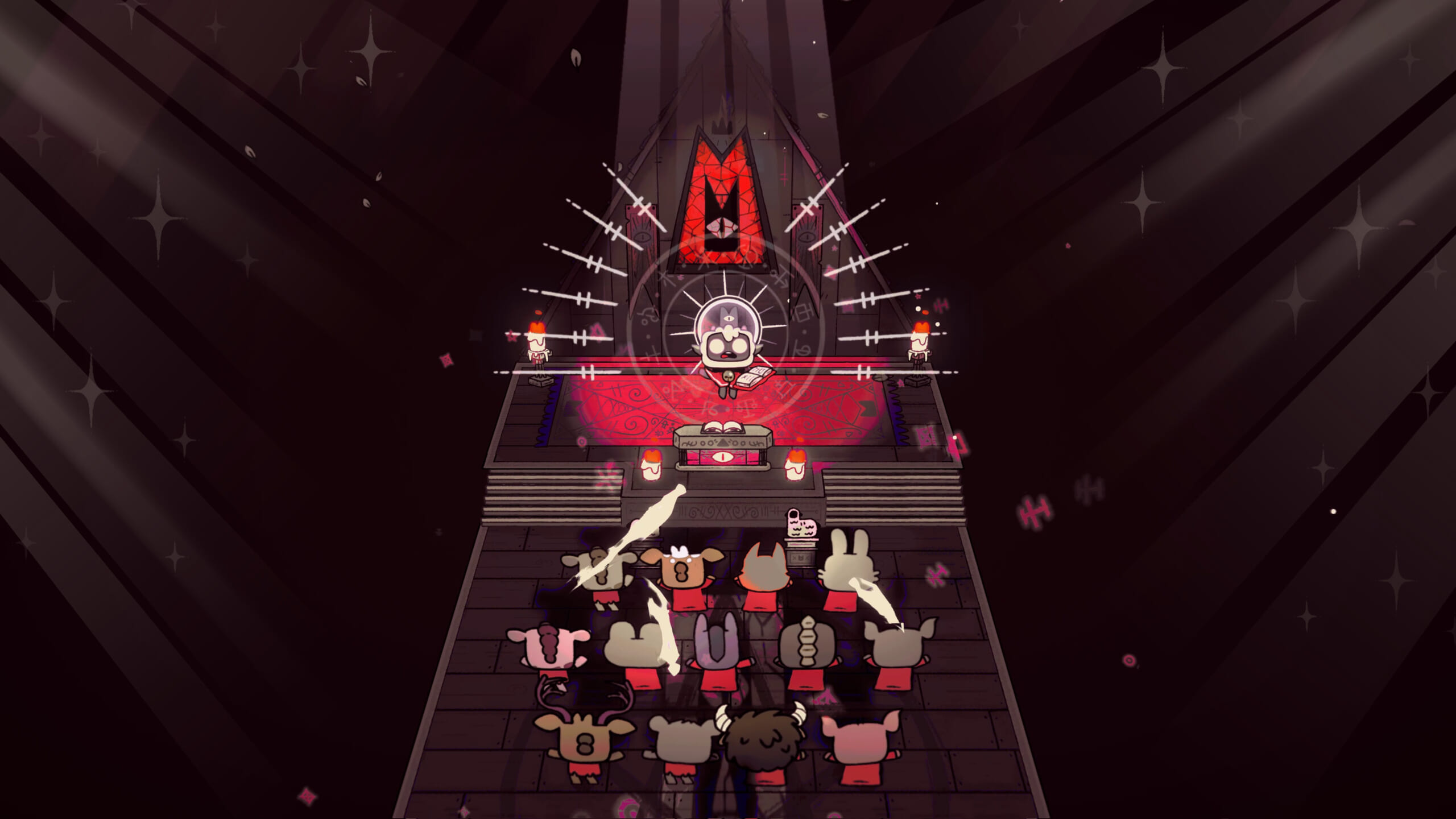 Cult of the Lamb is an adorable, satanic action-RPG