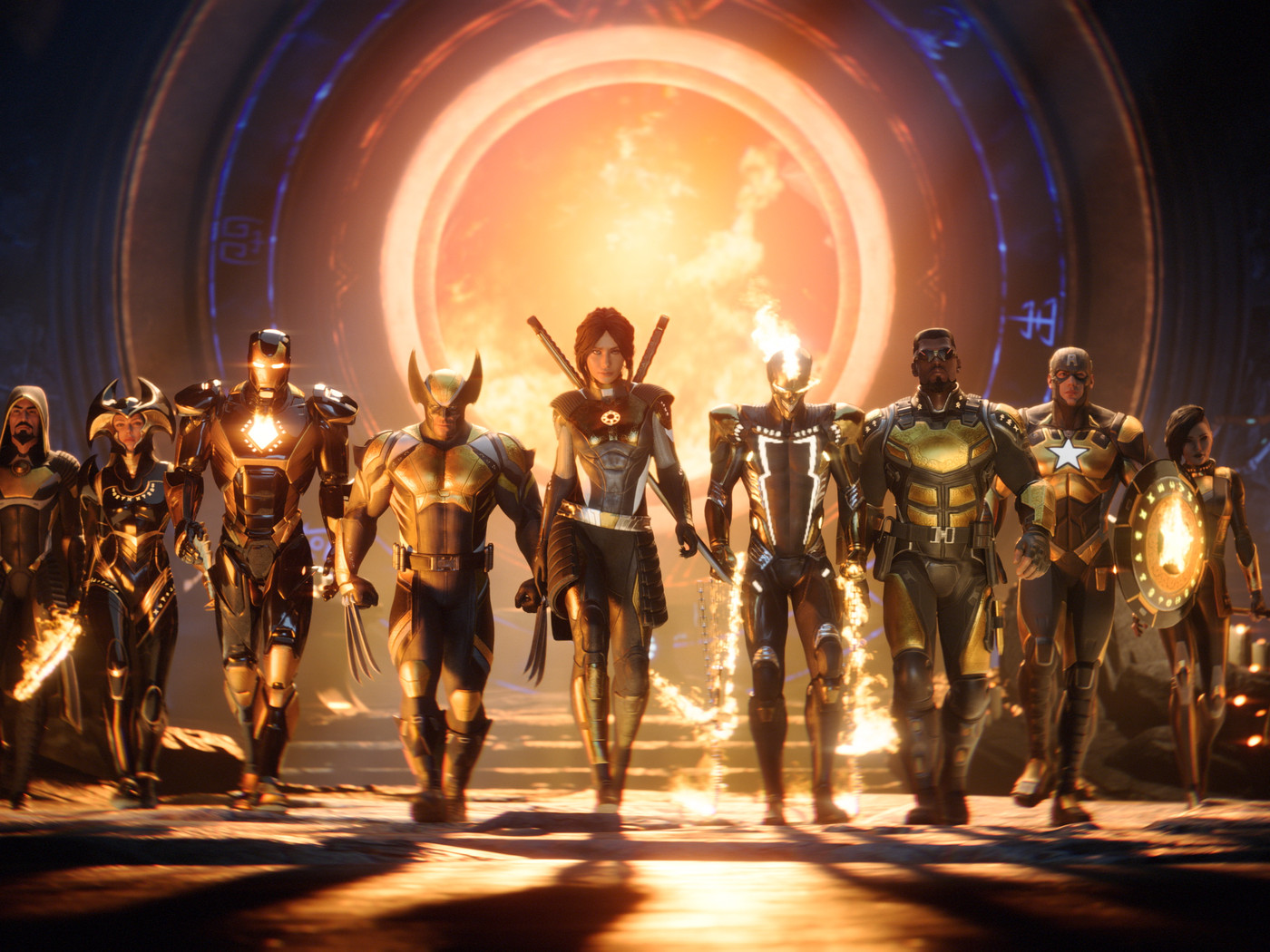 Midnight Suns hero lineup