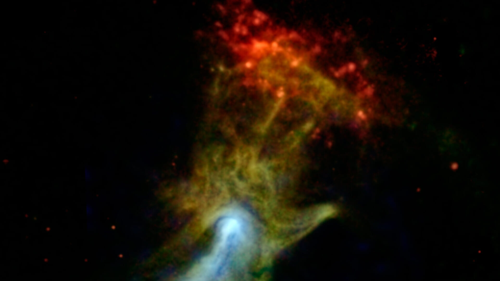 NASA Hand of God - exploding star