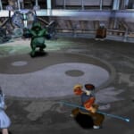 shadow hearts - protagonists in battle against a demonic badger