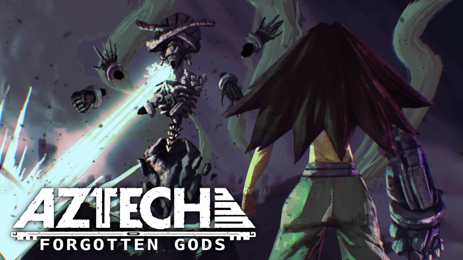 Aztech Forgotten Gods Achtli Coatlicue Key Art