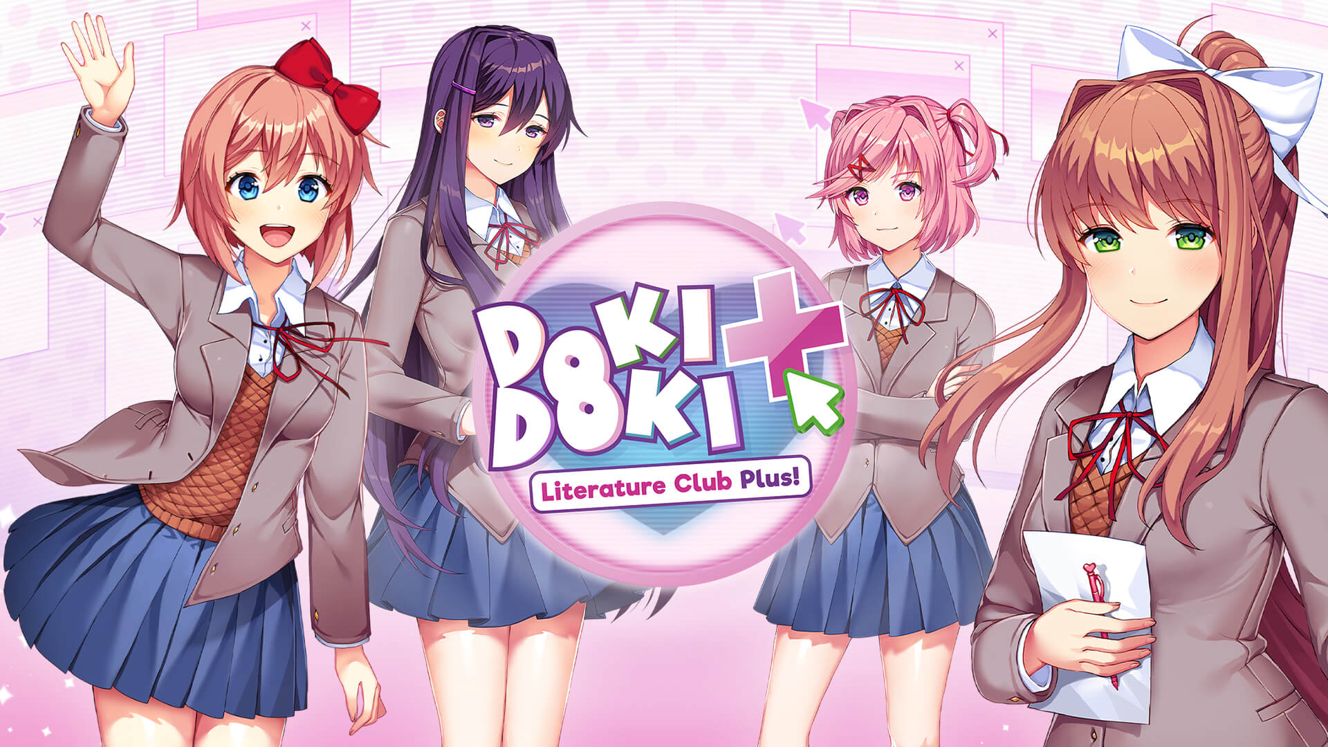 Doki Doki Literature Club Plus Physical Edition Promo Art