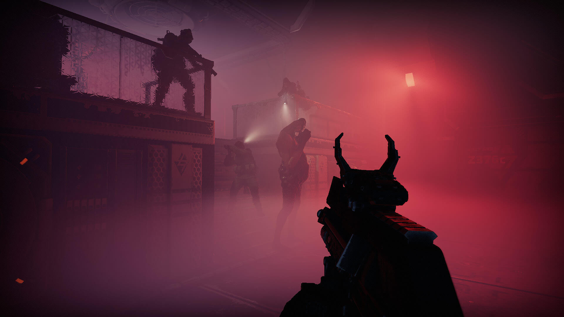 GTFO 1.0 Screenshot Fog and Monster