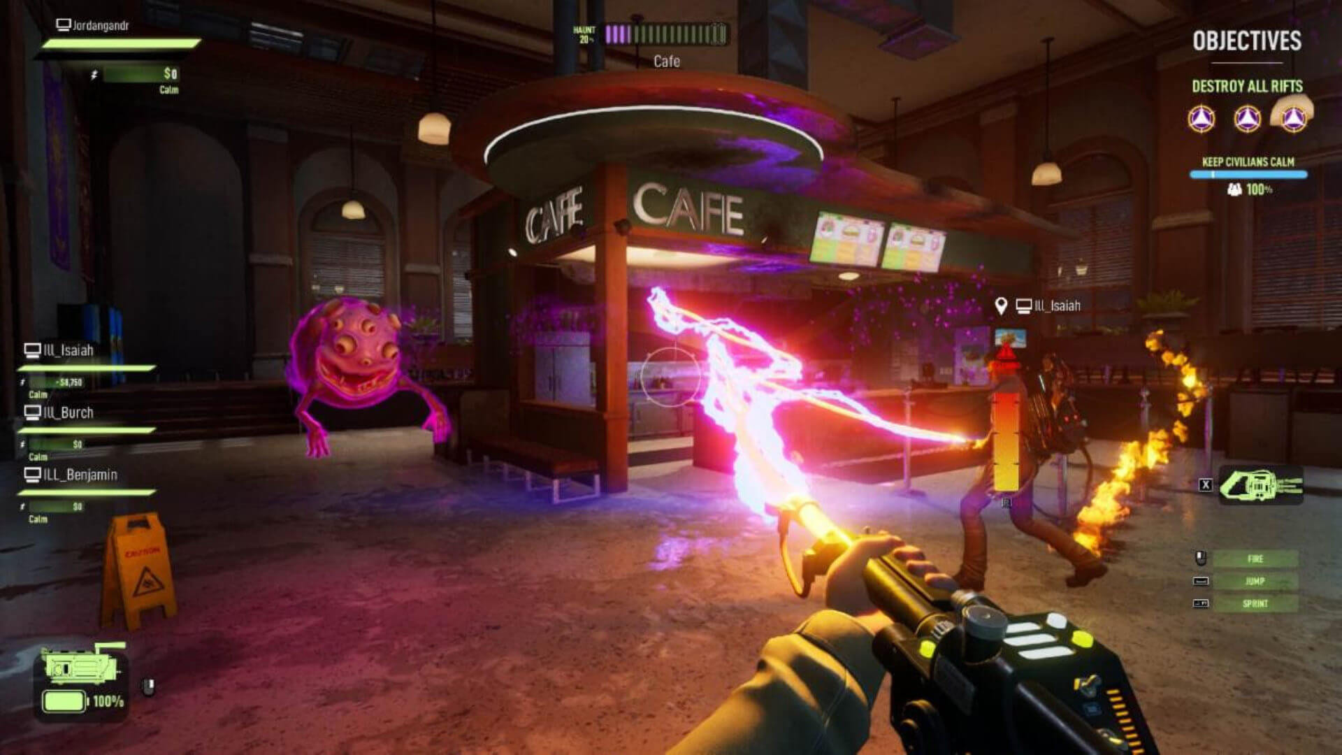 Ghostbusters: Spirits Unleashed Screenshot Battle