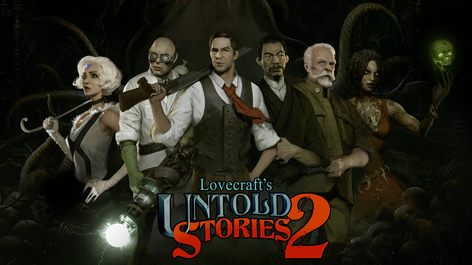 Lovecraft's Untold Stories 2 Characters Key Art