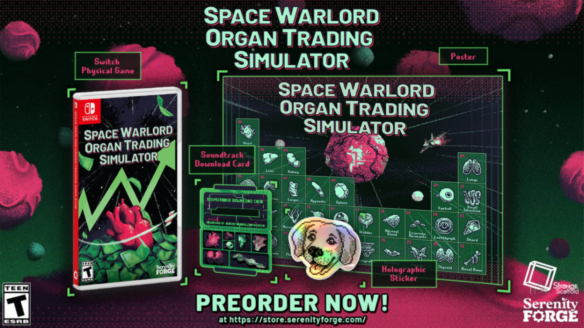 Space Warlord Organ Trading Simulator Physical Edition Serenity Forge