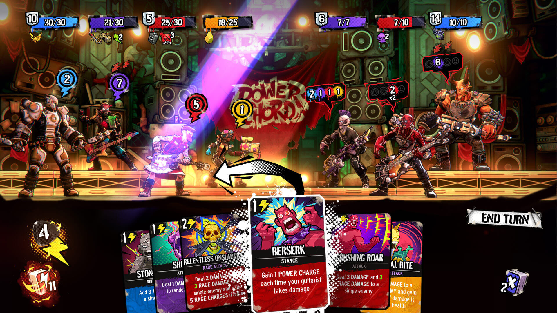 Power Chord Screenshot Card Battle