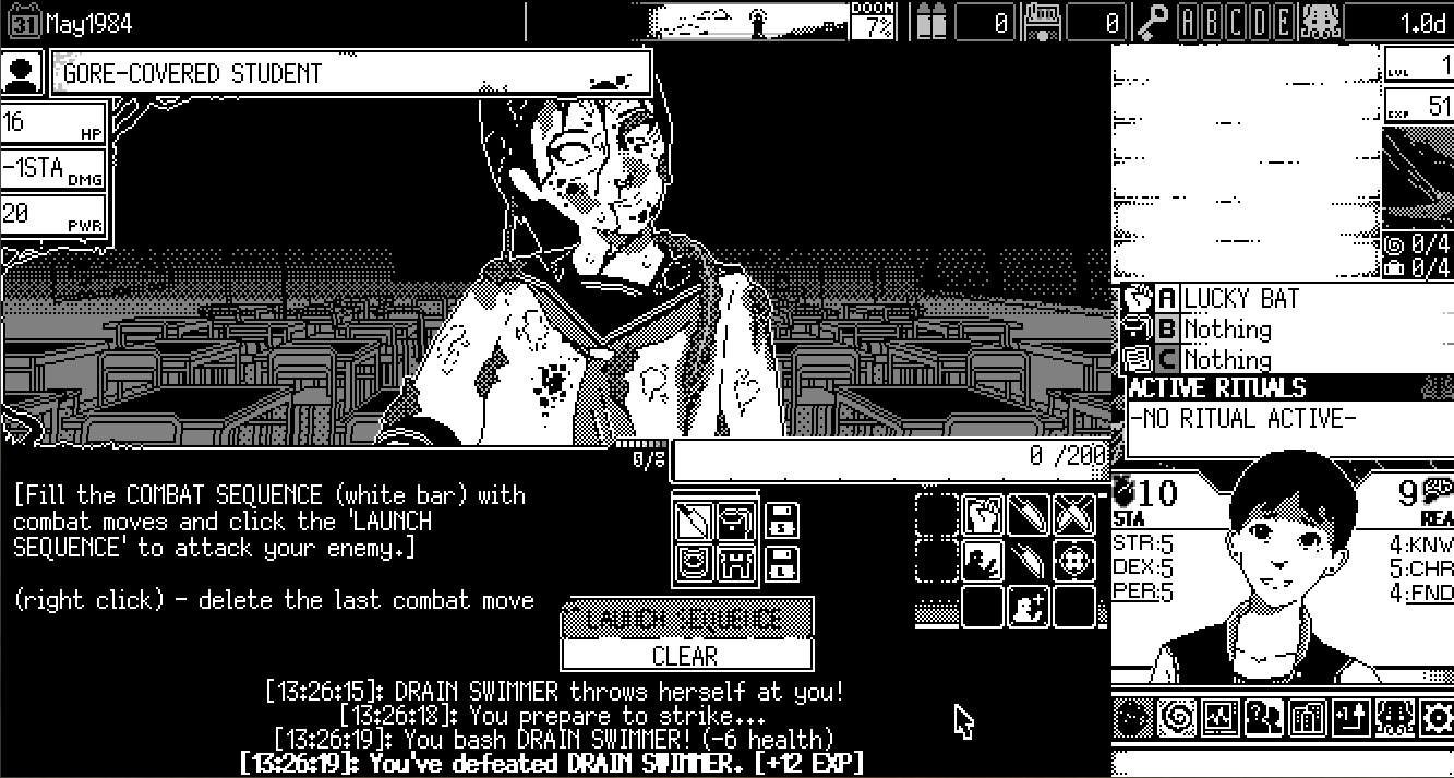 World Of Horror' is Lovecraftian RPG drawn entirely in MS Paint